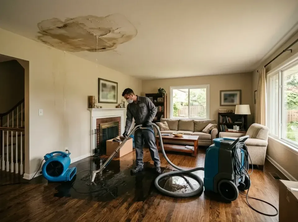attic-pipe-burst-ceiling-drip-008 — frequently asked questions, Water Damage Restoration & Carpet Care in Indian Springs Vil…